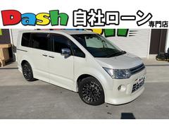 デリカＤ：５　ローデスト　Ｇ　パワーパッケージ　ＨＤＤナビ・フルセグＴＶ・Ｂｌｕｅｔｏｏｔｈ・バックカメラ・ＥＴＣ・両側電動スライドドア・パドルシフト・社外アルミ・シートカバー・クルーズコントロール・オートライト・社外ＬＥＤフォグ・社外ＬＥＤヘッド（三菱）