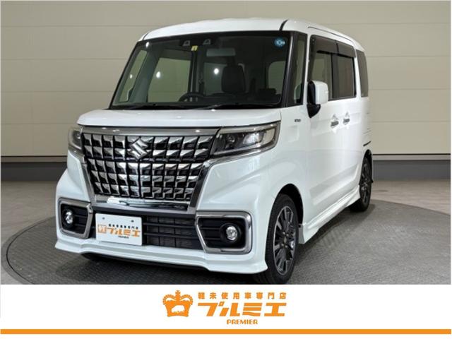 スズキ,スペーシア,カスタム HYBRID XS,社外ナビ ETC 両側