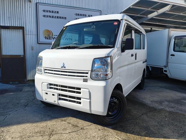 ミニキャブバン(三菱) Ｍ　エアコン　ダブルエアバック　パワステ　最積載量３５０ｋｇ　レギュラーガソリン車　両側スライドドア　５速オートマ　レベライザー　パートタイム４ＷＤ　純正デッキ　ドライブレコーダー　ＥＴＣ 中古車画像