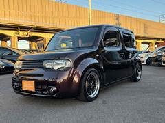 キューブ 15X Vセレクション ETC バックカメラ TV ローダウン車高調 スマートキー アイドリングストップ 電動格納ミラー CVT 盗難防止システム 衝突安全ボディ ベンチシート ABS CD USB ホイール 中古車画像