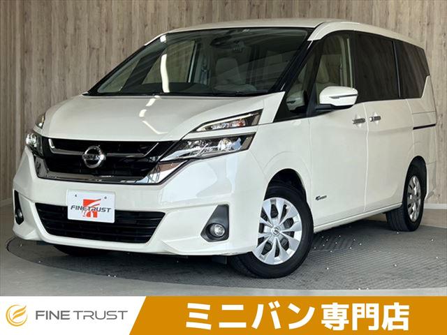 日産 セレナ Ｘ　Ｖセレクション　保証付　禁煙車　バックカメラ　両側パワースライドドア　ＥＴＣ　純正ＳＤナビ　フリップダウンモニター　クルーズコントロール　ＬＥＤヘッドライト