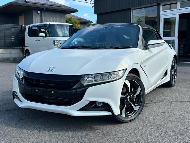 S660(ホンダ) α フレッシュキーパー施工済/LEDフォグライト/ETC/デジタルインナーミラー/ドライブレコーダー前後/衝突軽減装置/スマートキー1個 中古車画像