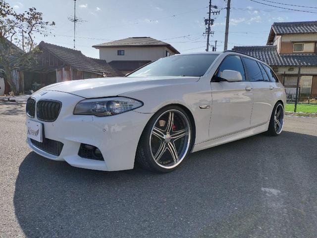 ５シリーズ(BMW) ５２３ｉツーリング　Ｍスポーツパッケージ／黒革シート／社外２０インチアルミ／ＴＶキャンセラー／バック 中古車画像