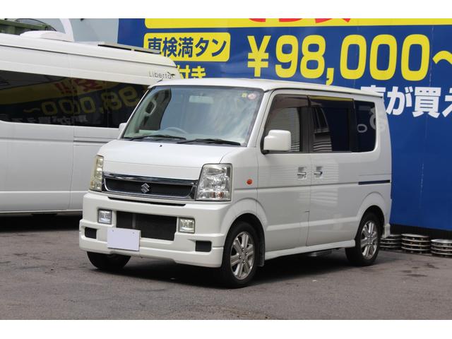 エブリイワゴン(スズキ) ＰＺターボスペシャル　検査９年７月／令和７年６日４日リビルトエンジン積替済保証書有／両側電動スライドドア／オートステップ／４ＷＤターボ車／シートヒーター／ＥＴＣ／　タイミングチェーン車両 中古車画像