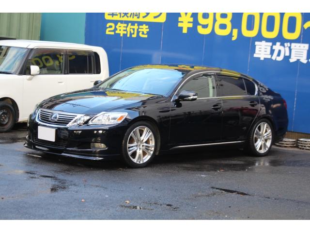 ＧＳ(レクサス) ＧＳ４５０ｈ　バージョンＬ　検査９年３月／本革シート／サンルーフ／純正ナビ／ＴＶ／後期テール 中古車画像