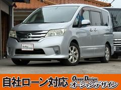 セレナ ハイウェイスター 車検整備付き 運転席エアバッグ フルフラットシート クルーズC 横滑り防止システム 衝突安全ボディ パワーウインドウ 盗難防止装置 ウォークスルー パワステ ABS キーレス インテリジェントキ 中古車画像