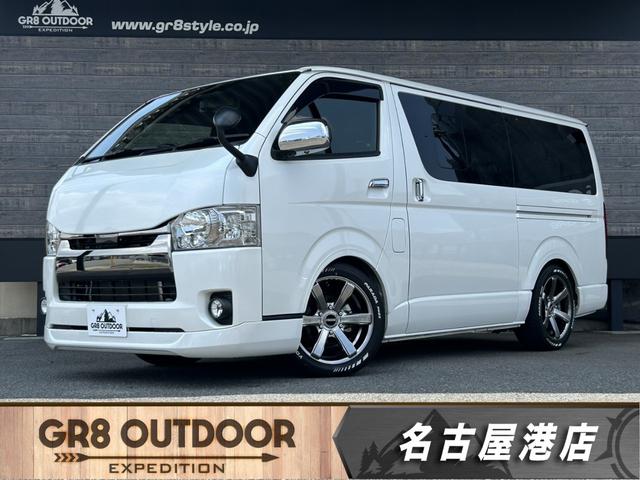 スーパーＧＬ　ダークプライムＩＩ　ナビＴＶ／バックモニター／ＥＴＣ車載器／ＥＳＳＥＸフロントスポイラー／ローダウン／ＥＳＳＥＸアルミ／ＬＥＤヘッドライト／スマートキー／フリップダウンモニター／スライドドア小窓あり／ユーロボンネット