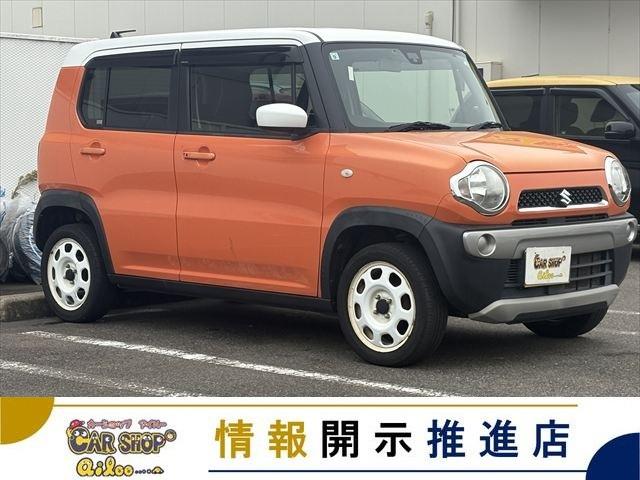 ハスラー Ｇ　スマートキー　プッシュスタート　４ＷＤ　ＥＣＬＩＰＳＥナビ　ワンセグ　ＥＴＣ　衝突軽減ブレーキ　横滑り防止装置　アイドリングストップ　電動格納ミラー　シートヒーター（1枚目）
