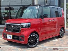 ホンダ　Ｎ−ＢＯＸカスタム　ターボコーディネートスタイル　衝突軽減　９インチナビ　フルセグ