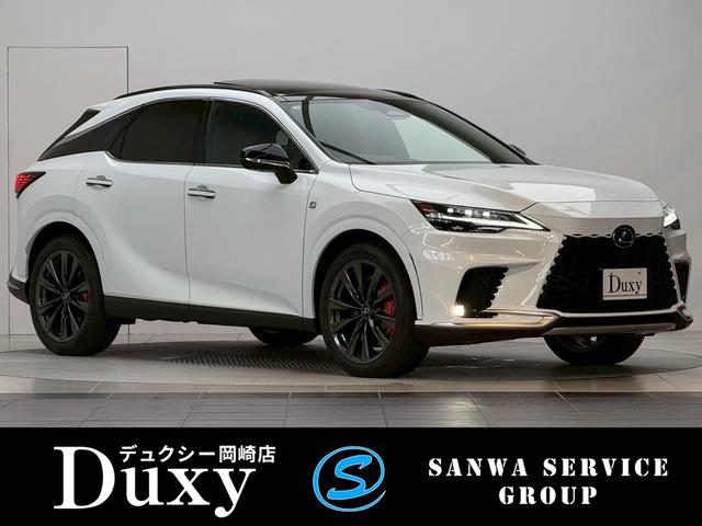 ＲＸ ＲＸ３５０　Ｆスポーツ　【マークレビンソン】　内装レッド　１４型コネクトナビ　パノラマルーフ　デジタルミラー　オレンジキャリパー　置くだけ充電　ドライブレコーダー　チームメイト　ＰＶＭ　ＢＳＭ　パワーバックドア　純正２１ＡＷ（1枚目）