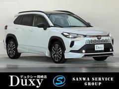 カローラクロス ハイブリッド Z 【ムーンルーフ付き】 10.5インチコネクトナビ パノラミックビューモニター ブラインドスポットモニター パワーバックドア ステアリングヒーター シートヒーター トヨタチームメイト 純正インチ19AW 中古車画像