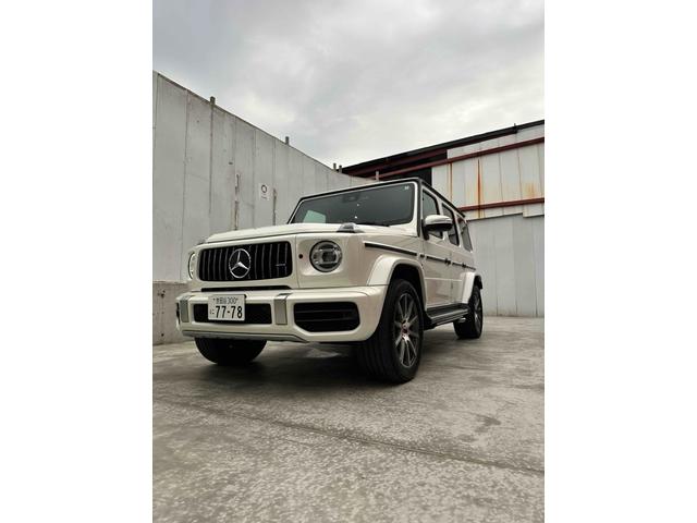 Ｇクラス Ｇ６３　ＡＭＧレザーエクスクルーシブパッケージ　４ＷＤ　ドライブレコーダー　ＥＴＣ　クリアランスソナー　オートクルーズコントロール　レーンアシスト　パワーシート　サンルーフ　オートライト　アルミホイール　スマートキー　アイドリングストップ（1枚目）