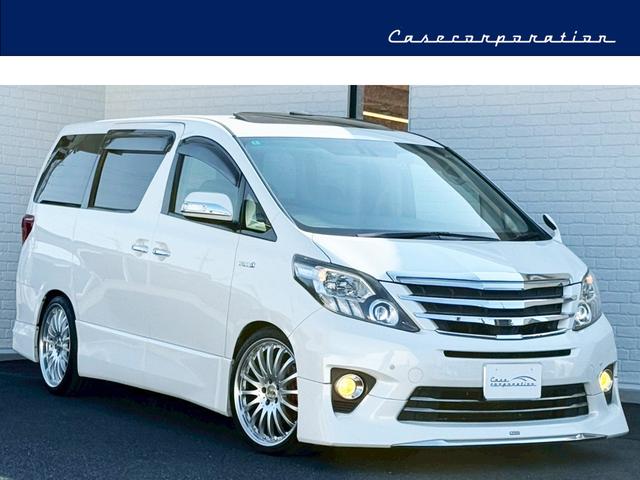 アルファード（トヨタ）ＳＲ　Ｃパッケージ　モデリスタエアロ　サンルーフ　後席モニター　純正ナビ　バックカメラ　シートヒーター　ＥＴＣ　カールソン２０インチアルミホイール　車高調　両側電動スライドドア　パワーバックドア　ドラレコ　　パワーシート 中古車画像