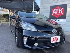 プリウス Sマイコーデ 後期 禁煙車 フルセグ Bluetooth バックカメラ ETC CD DVD ハーフレザー LEDライト LEDフォグ オートエアコン キーレスバイザー TVキャンセラー プッシュスタート 中古車画像