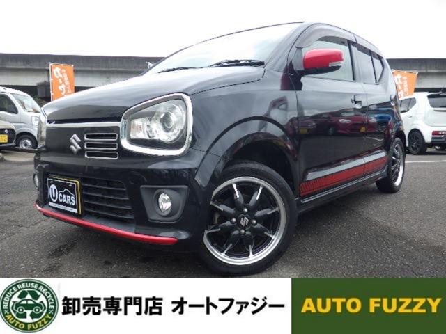 アルトターボＲＳ ベースグレード　シートヒーター　ＬＥＤヘッドライト　禁煙車　アルミホイール　アイドリングストップ　キーレスエントリー　スマートキー　オートライト　エアコン　エアバック　パワーウインドウ　パワーステアリング　軽自動車（1枚目）
