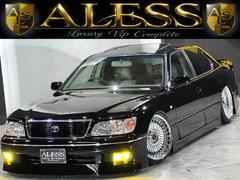 セルシオ C仕様 20系後期 本革シート サンルーフ ジャンクションプロデュースフルエアロ WORKイミッツ19インチ ワンオフクリアテール ワンオフ4本出マフラー エアサスコントローラー ロールセンターアダプター 中古車画像