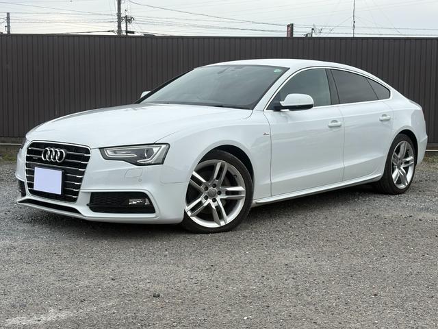 A5スポーツバック（アウディ）２．０ＴＦＳＩクワトロ　Ｓラインパッケージ　レザーシート　ナビ　バックカメラ　パワーシート　４ＷＤ　ドラレコ　純正１８ＡＷ 中古車画像