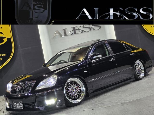 Ｃタイプ　Ｆパッケージ　新品ＡＬＥＳＳ１９インチホイール　エアサスコントローラー　黒革シート　サンルーフ　ハーフフルエアロ　ＨＤＤナビ　レーダークルーズ　マフラーカッター
