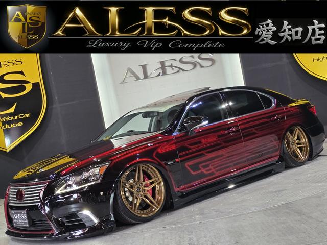 ＬＳ４６０　バージョンＣ　Ｉパッケージ　ＲＯＨＡＮオリジナルカスタムペイントレッドゴースト　エイムゲインフルエアロ　フォルテ鍛造２１インチホイール　ビッグブレーキ　ＡＣＣエアサス４輪独立デジタルコントロール　調整式アーム
