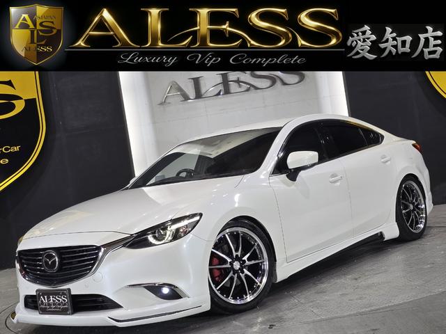 アテンザセダン(マツダ) 25S Lパッケージ 中期型 黒革シート ハーフエアロ TEIN車高調 ロクサーニ19インチホイール SDマルチナビ Bluetoothオーディオ シグネチャーウィングイルミ LEDヘッドライト レーダークルーズ ドラレコ 中古車画像