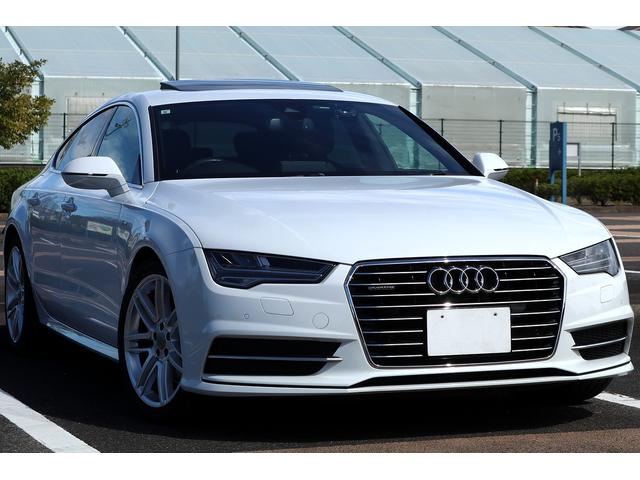 Ａ７スポーツバック ２．０ＴＦＳＩクワトロ　Ｓラインパッケージ　車検２年付　マトリクスＬＥＤヘッドライト　サンルーフ　１９ＡＷ　Ｓ　ｌｉｎｅエクステリア　バルコナレザースポーツシート　電動リヤスポイラー　ＢＯＳＥサウンドシステム　Ａｕｄｉ　ｃｏｎｎｅｃｔナビ（1枚目）