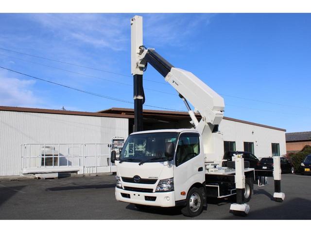 日野 デュトロ 橋梁点検車　実走行１９０００ｋｍ台タダノＢＴ－１１０２０１６年１１月アワメーター７３８時間ローラージャッキ用ゴム－４ヤンマー発電機ＹＤＧ２５０ＶＳ－６Ｅアワメーター７３８時間デッキ内寸２５２０－９８０－１０００