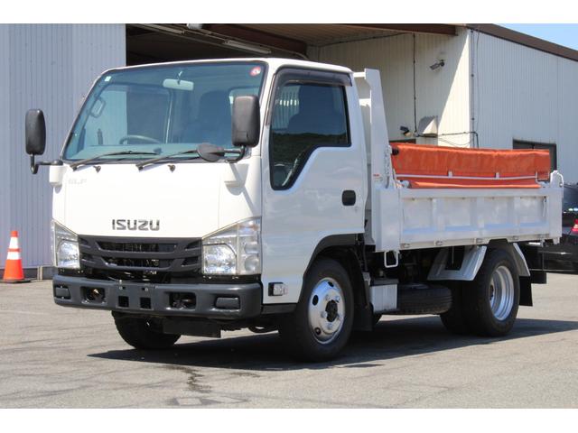 ２．８ｔ積載　４ＷＤ　ダンプ　実走行４１０００ｋｍ台　新明和ＤＲ２－０１１０ＳＹ　４ＷＤ　開閉シート　ＥＴＣ　キーレス　全低床　２．８ｔ積載　４Ｎｏ車　荷台内寸３０４４－１５８３－３７０