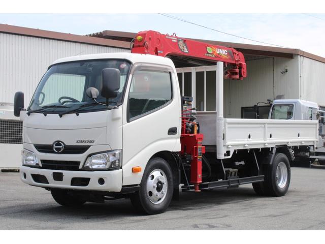 ４段クレーンラジコン付　３ｔ　ロング　実走行２００００ｋｍ台　古河ユニックＵＲＧ２６４　フックイン　２．６３ｔ吊　３ｔ積載　ＥＴＣ　ラジコン（後日）　荷台内寸３４８７－１７７６－３７８