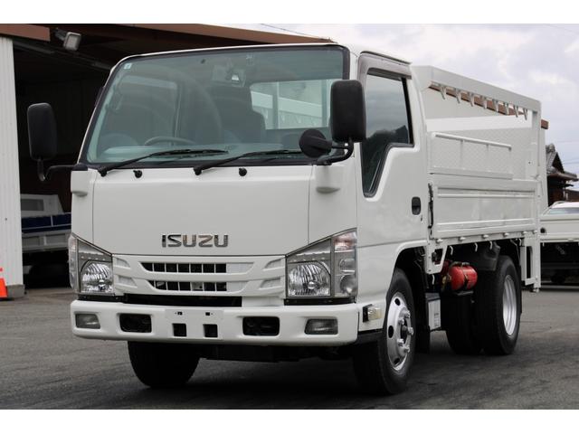 平ボディ－３ｔ　パワーゲート（ＰＧ）　☆１０尺☆極東Ｖ６０２Ｂ☆荷床鉄板☆アオリランカン加工☆Ｂモニター☆キーレス☆電格ミラー☆ＥＴＣ☆車両総重量５９０５ｋｇ☆荷台内寸３０８７ｘ１６２２ｘ３７４☆ゲート９５１ｘ１５１２☆床地上高９２２