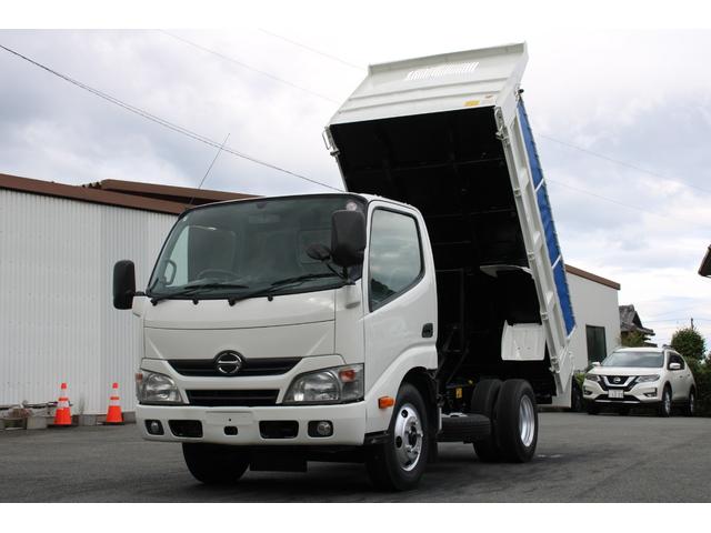ダンプ　３ｔ　全低床　☆新明和ＤＲ２－０１１０ＳＹ☆開閉シート☆４Ｎｏ車☆フォグランプ☆電格ミラー☆ＥＴＣ☆車両総重量５９８５ｋｇ☆荷台内寸３０７４ｘ１５９７ｘ３７２