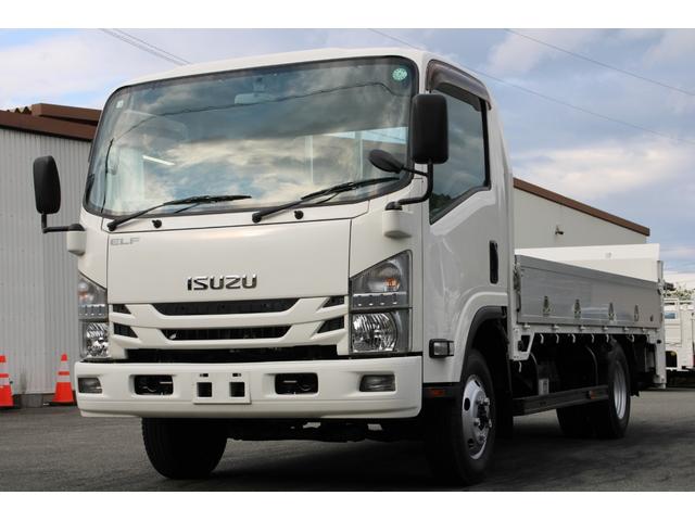 平ボディ　１．７ｔワイドロング　アルミブロック（ＰＧ）４ＷＤ　☆１３尺☆新明和ＲＥ０６すい直ゲート☆ロープ穴４対☆レーンアシスト☆フォグ☆ＡＥＢＳカメラ☆車両総重量４９７５ｋｇ☆荷台内寸４４３５ｘ１９２９ｘ３８４☆ゲートテーブル７９１ｘ１８４５☆床地上高８９３