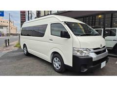 ハイエースコミューター　スーパーロングＧＬ　１４人乗り　フロントカメラ　レーンアシスト　衝突被害軽減システム　電動スライドドア　オートマチックハイビーム　スマートキー　電動格納ミラー　ＡＢＳ　ＥＳＣ　エアコン　パワーステアリング　パワーウィンドウ（トヨタ）