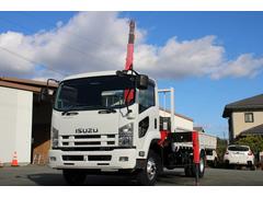 いすゞ　フォワード　クレーン４段　２．６５ｔ　ラジコン　古河ユニックＵＲＵ３４４☆２．９３ｔ吊フックイン☆ロープ穴フック３対☆差違いアウトリガー☆フォグ☆キーレス☆１９０ＰＳ１４０ＫＷ☆電格ミラー☆車両総重量７９７５ｋｇ☆荷台内寸５４２４ｘ２１５３ｘ３９４