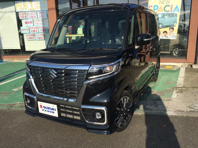 ハイブリッドXS 4WD 衝突軽減ブレーキ アルミホール 電動格納ミラー 両側電動スライドドア スマートキー シートヒーター(1枚目)