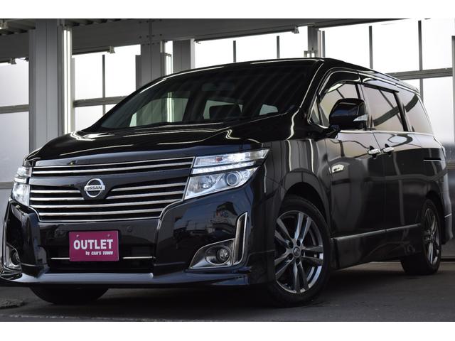 ３５０ハイウェイスターアーバンクロム　４ＷＤ　メーカーオプションナビ／インテリジェントキー／アラウンドビュー／ハーフレザーシート／クロームメッキ／両側パワースライドドア／パワーバックドア／１００Ｖ／追従クルーズコントロール