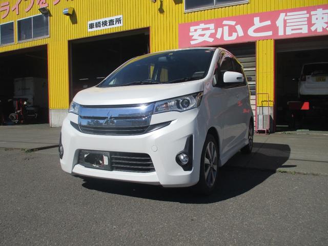 ｅＫカスタム Ｔ　４ＷＤ・ナビ・ＥＴＣ・バックアラウンドモニター付　冬タイヤ付