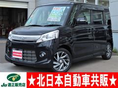 スズキ　スペーシアカスタム　ＴＳ　ターボ　４ＷＤ　Ｃ保証