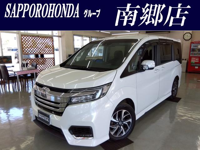 スパーダ　ホンダセンシング　４ＷＤ　純正メモリーナビ　Ｒカメラ　ＥＴＣ　ＬＥＤライト　リヤモニター　衝突軽減ブレーキ　スマートキー　左右電動スライドドア　横滑り防止