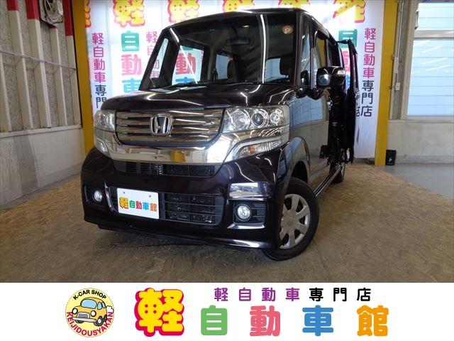 ホンダ Ｎ−ＢＯＸカスタム Ｇ　４ＷＤ　ナビＴＶ　ＡＢＳ