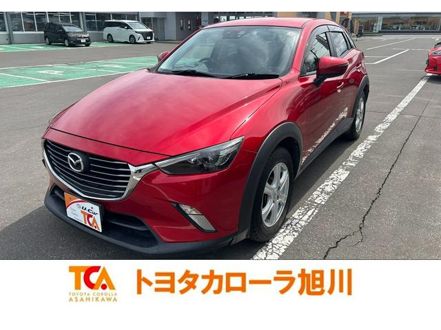 マツダ ＣＸ－３ ＸＤ　ツーリング　４ＷＤ　ディーゼルターボ　ＢＳＭ　ＬＥＤヘッドランプ　オートライト　ＨＵＤ　クルコン　ＳＤナビ　ＣＤ／ＤＶＤ　ＵＳＢ　ＡＵＸ　バックカメラ　前後ドラレコ　ＥＴＣ　純正エンスタ　夏１８冬１６インチアルミ