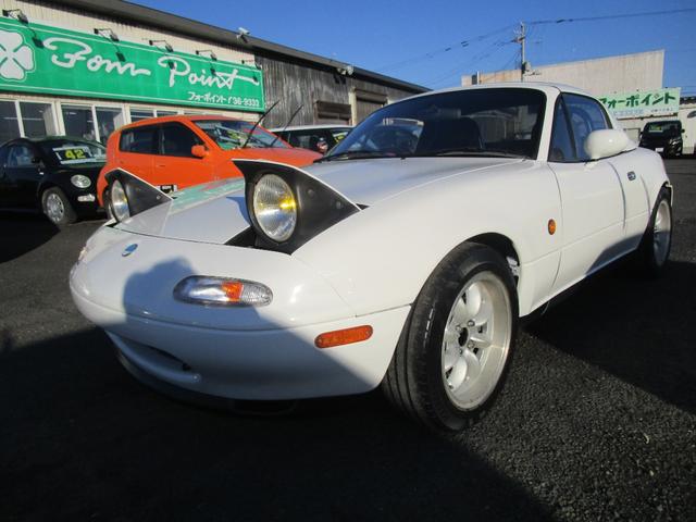 ユーノスロードスター(マツダ) ＳＲリミテッド　１．８Ｌ　７００台限定　ハードカバー　バケットシート　ＭＯＭＯステアリング　Aftermarketマフラー　Aftermarketサス＆ショック　トルセンＬＳＤ　Aftermarketエアクリーナー 中古車画像