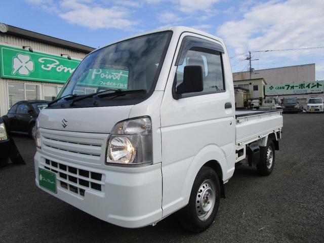 走行少ない!車検整備料当社負担!ABS! お手頃切り替え4WD車!サイドバイザー!パワステ&エアコン!アオリガード