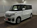 スペーシアカスタム ＧＳターボ　４ＷＤ　純正メモリーナビ　ワンセグＴＶ　クルコン　ＨＩＤ　シートヒータ―　アイドリングストップ　スマートキー　プッシュスタート（1枚目）