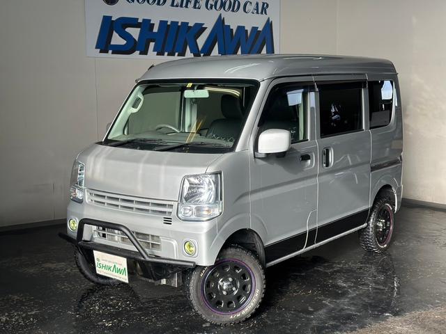 ジョインターボ　リフトアップ　バンパーガード　シートカバー　４ＷＤ　軽バン　ＡＴ　両側スライドドア　キーレスエントリー　ターボ　盗難防止システム　　ＡＢＳ　エアコン　パワーステアリング　パワーウィンドウ