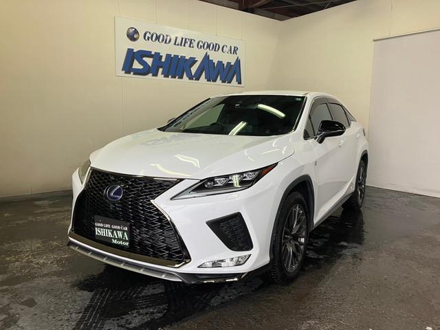 ＲＸ４５０ｈ　Ｆスポーツ　４ＷＤ　ドライブレコーダー　全周囲カメラ　クリアランスソナー　オートクルーズコントロール　レーンアシスト　パワーシート　衝突被害軽減システム　ナビ　オートマチックハイビーム　オートライト