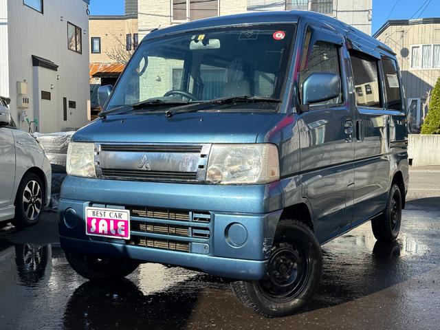 三菱 タウンボックス ＳＸ　４ＷＤ　５ＭＴ　Aftermarketナビ