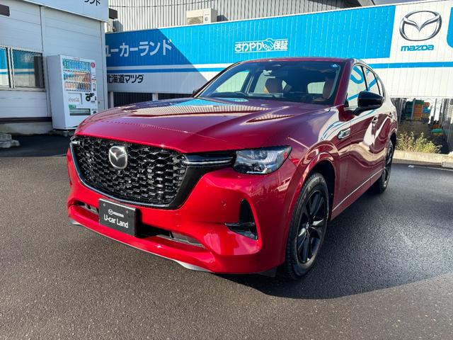 マツダ ＣＸ－６０ ＰＨＥＶ　プレミアムスポーツ　４ＷＤ　ＥＴＣ　全周囲カメラ　クリアランスソナー　オートクルーズコントロール　レーンアシスト　パワーシート　衝突被害軽減システム　サンルーフ　ナビ　ＬＥＤヘッドランプ　電動リアゲート　アルミホイール