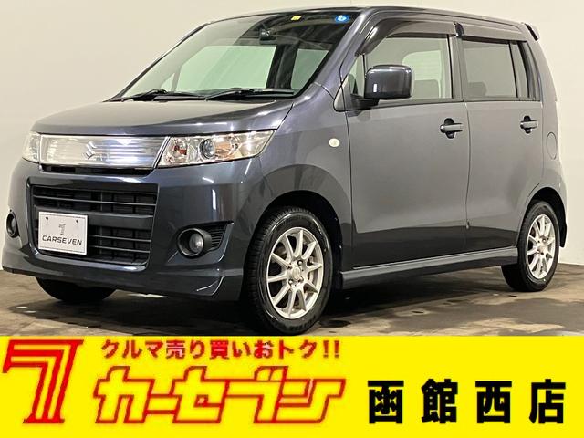 スズキ ワゴンRスティングレー X 4WD 夏冬タイヤ 社外ナビの中古