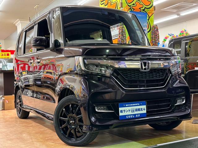 Ｎ－ＢＯＸカスタム Ｇ・Ｌホンダセンシング　４ＷＤ・ギャザスＳＤナビテレビ・バックモニター・衝突軽減ブレーキ・横滑り防止装置・クルーズコントロール・両側パワースライドドア・フロントシートヒーター・ＬＥＤヘッドライト・ＥＴＣ