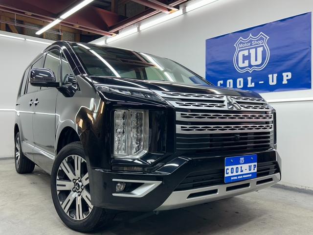 デリカD:5(三菱) P 4WD・ケンウッドメモリーナビテレビ・Bluetooth・全方位モニター・両側パワースライドドア・横滑り防止装置・クルーズコントロール・ブラインドスポットモニター・シートヒーター・レンタアップ車 中古車画像